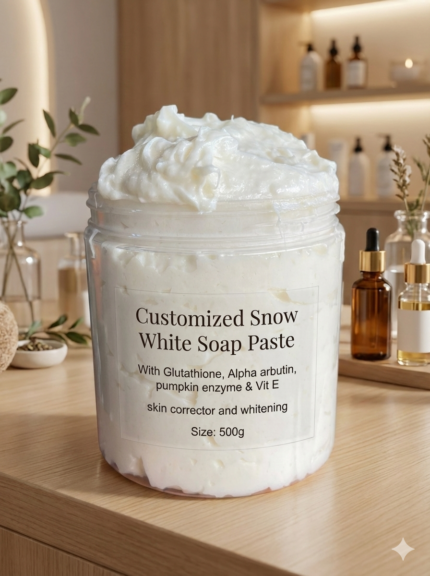 Customized Snow White Soap Paste